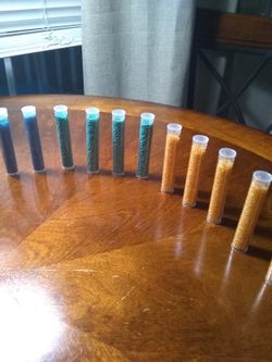 New Unopened Tubes of Beads