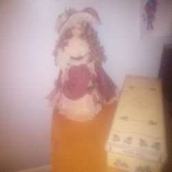 Vintage Queena Mint Porcelain Doll
