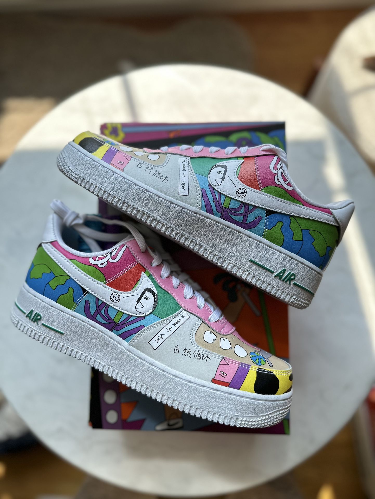 Nike Air Force Flyleather Ruohan Wang Size 7M DS Brand