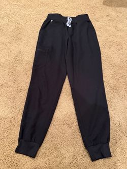 Black Jogger Scrub Pants