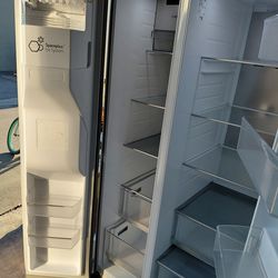 LG brand refrigerator, 36 wide by 68.5 high.