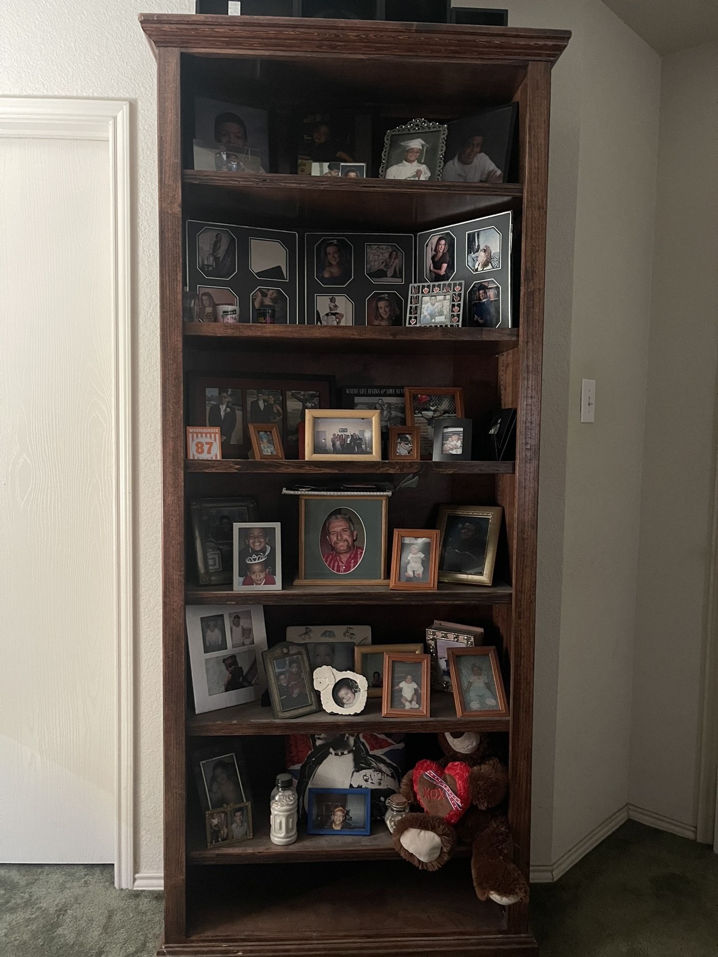 Tall Wood Bookshelves 