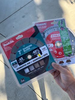 Makita & Diablo Diamond Blade Masonry Cut 7-inch