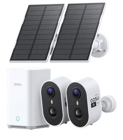 Aosu Solar Powered Wireless Security Camera System New in Box