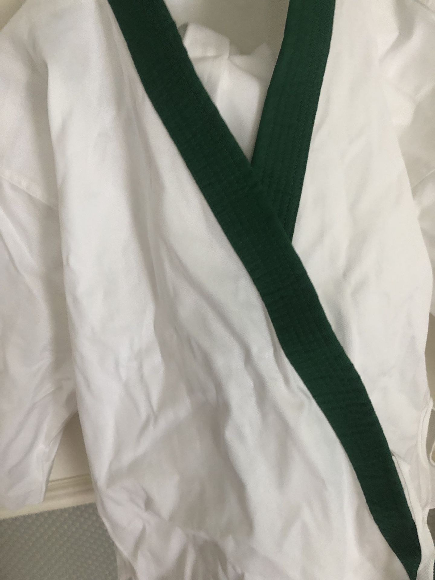 Proforce Tang Soo Do Gup Uniform - Green Trim