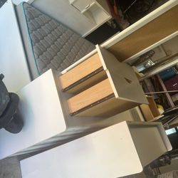 Heavy Twin White Bedroom Set