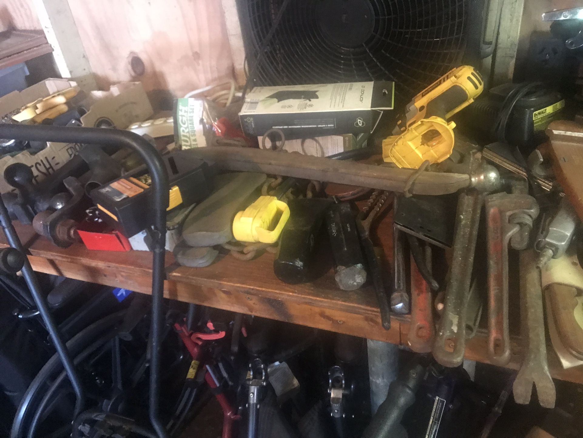 Hammers Pipe Wrenches Sawsrakes Shovels Brooms Scrapers $5 &up