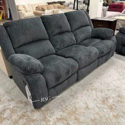Dark Color Reclining Sofa, Reclining Loveseat, Recliner 🔥$39 Down Payment with Financing 🔥 90 Days same as cash