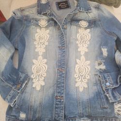 Upcycled Jean Jacket 