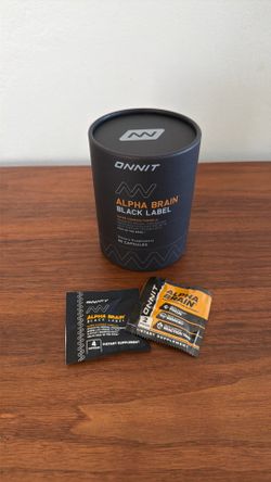 Alpha brain black label
