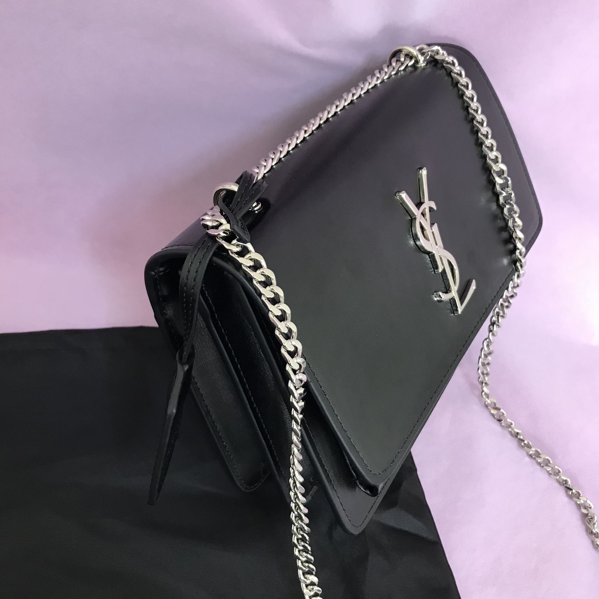 Authentic Yves Saint Laurent Leather Silver Buckle Black Toothpick Shoulder  Bag for Sale in Wichita, KS - OfferUp