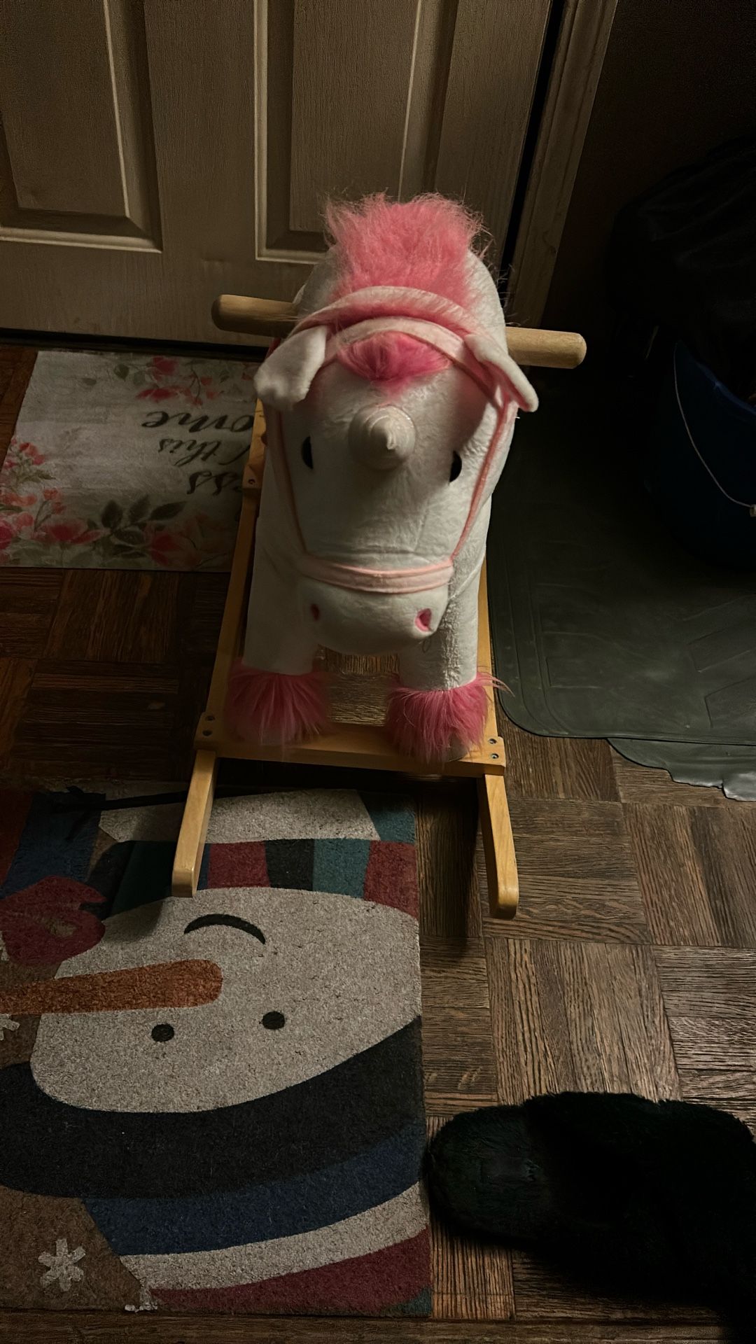 Pink unicorn rocker