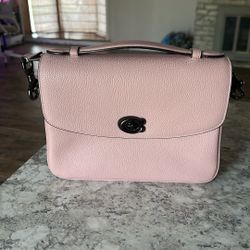 Coach pink crossbody 