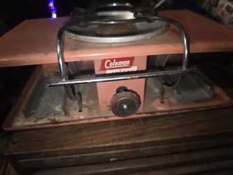 Pink Colman Vintage Stove