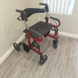 Walker With Foot Rest