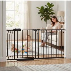 COSEND Extra Wide Baby Gates (Black)