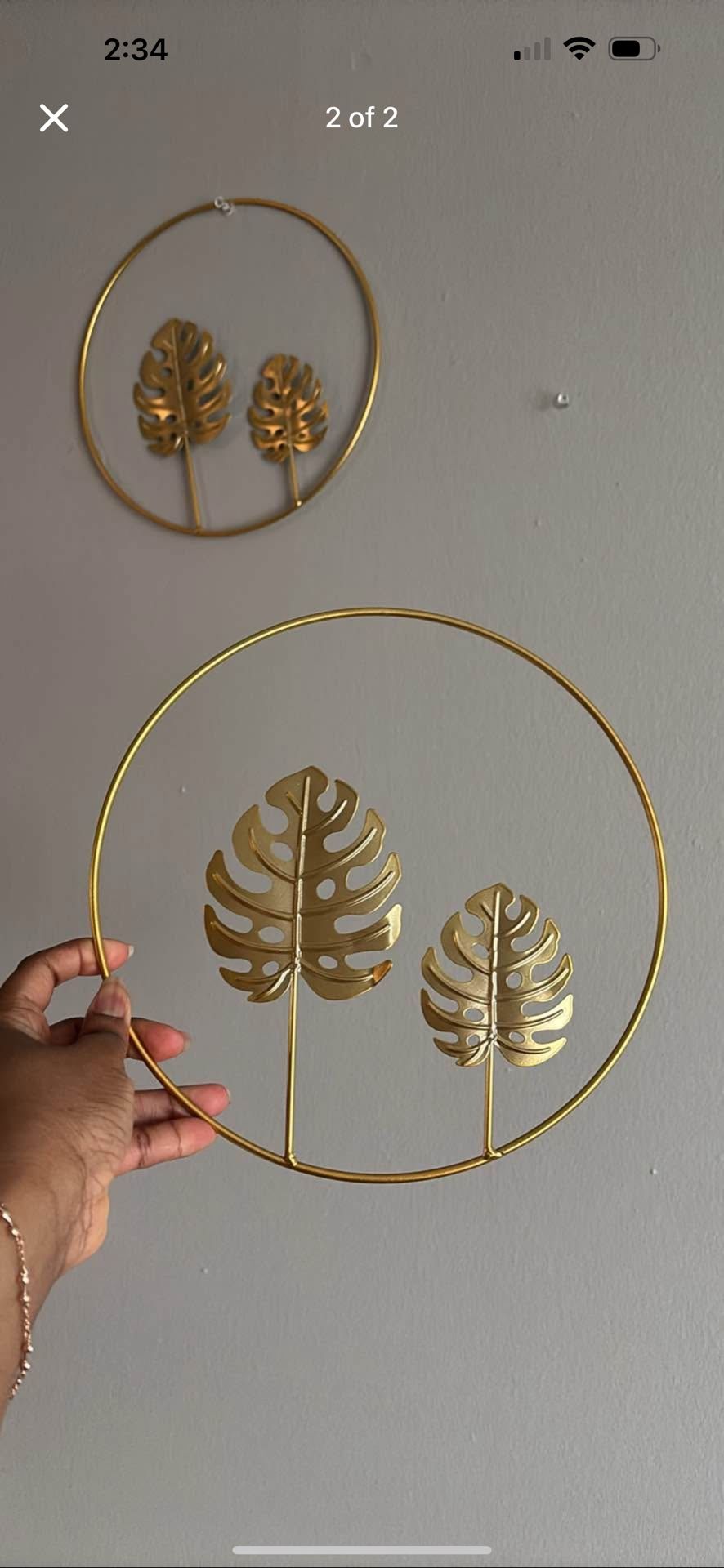 Tropical Leaf Decor Wall Hanging
