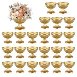 Gold Vases for Table Centerpieces