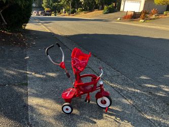 Children Kid Toddler Radio Flyer Stroller Trike Tricycle Bicycle Trike Like New