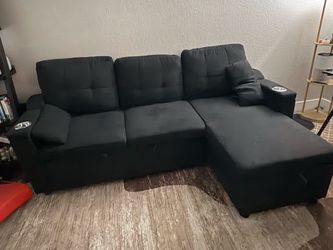 Fold out Couch & Bed w/Chaise