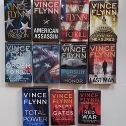 COMPLETE SET OF 22 VINCE FLYNN MITCH RAPP SERIES BOOKS