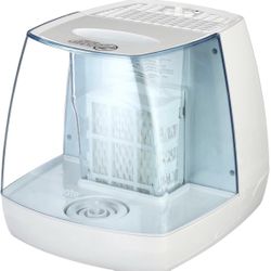 Equate 1.1 Gallon 250 Sq ft Invisible Cool Mist Humidifier, White & Blue