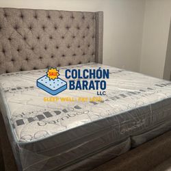 NEW MATTRESS KING SIZE PILLOW TOP WITH BOX SPRING 