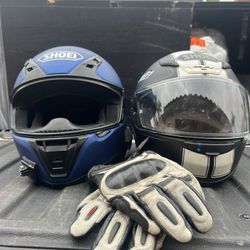 Shoei Helmets And Gloves