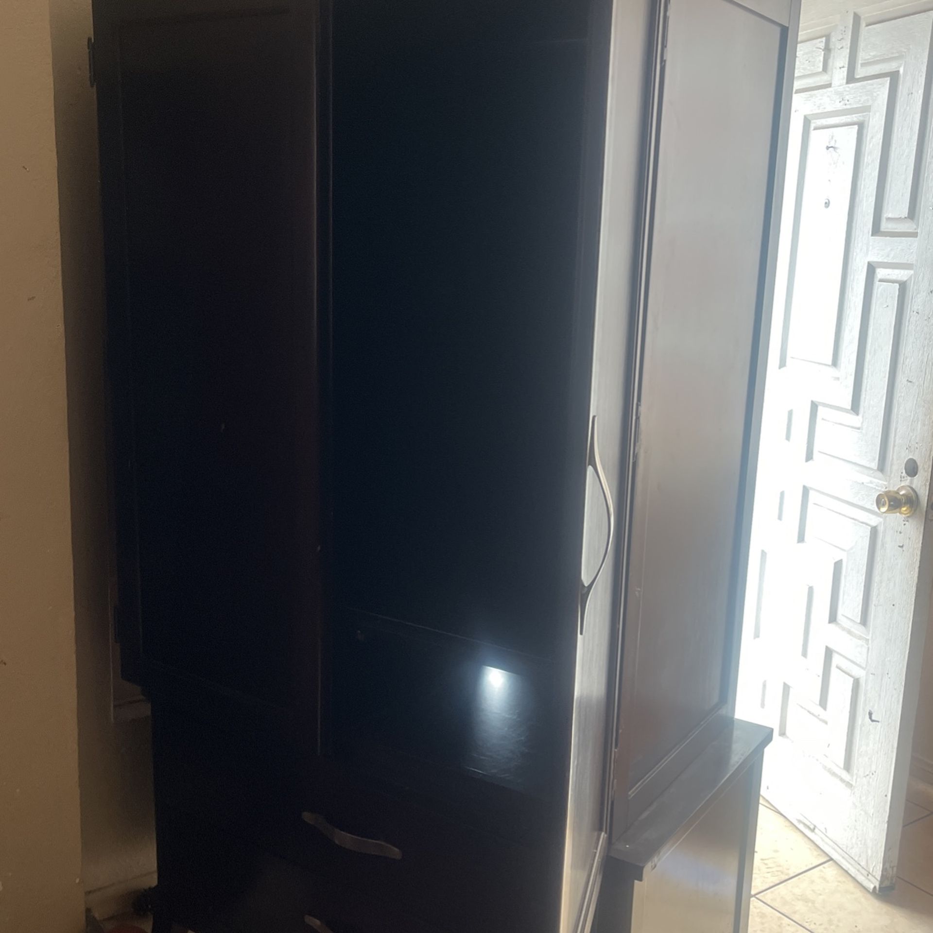 FREE DARK WOOD CLOSER DRESSER