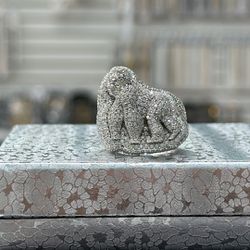Sterling Silver Moissanite Gorilla Ring