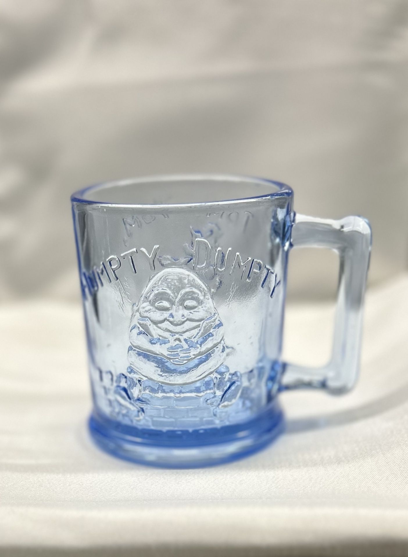 Nursery Rhyme Child’s Cup (Blue Tiara Glass)