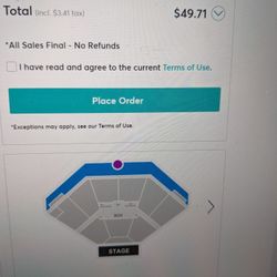 Disturbed Lawn tickets.....$30 Each