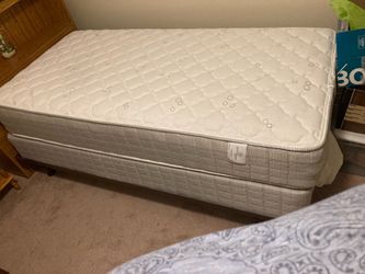 Twin Mattress, Box spring and bed frame