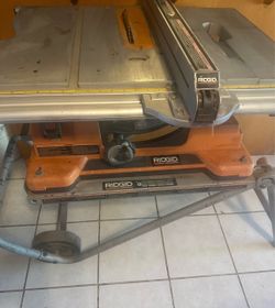 Ridgid table saw