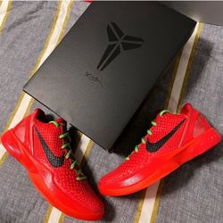 Unworn Kobe Size 13 Reverse Grinches Nike