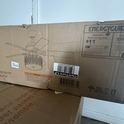 62” chandelier ceiling fan 