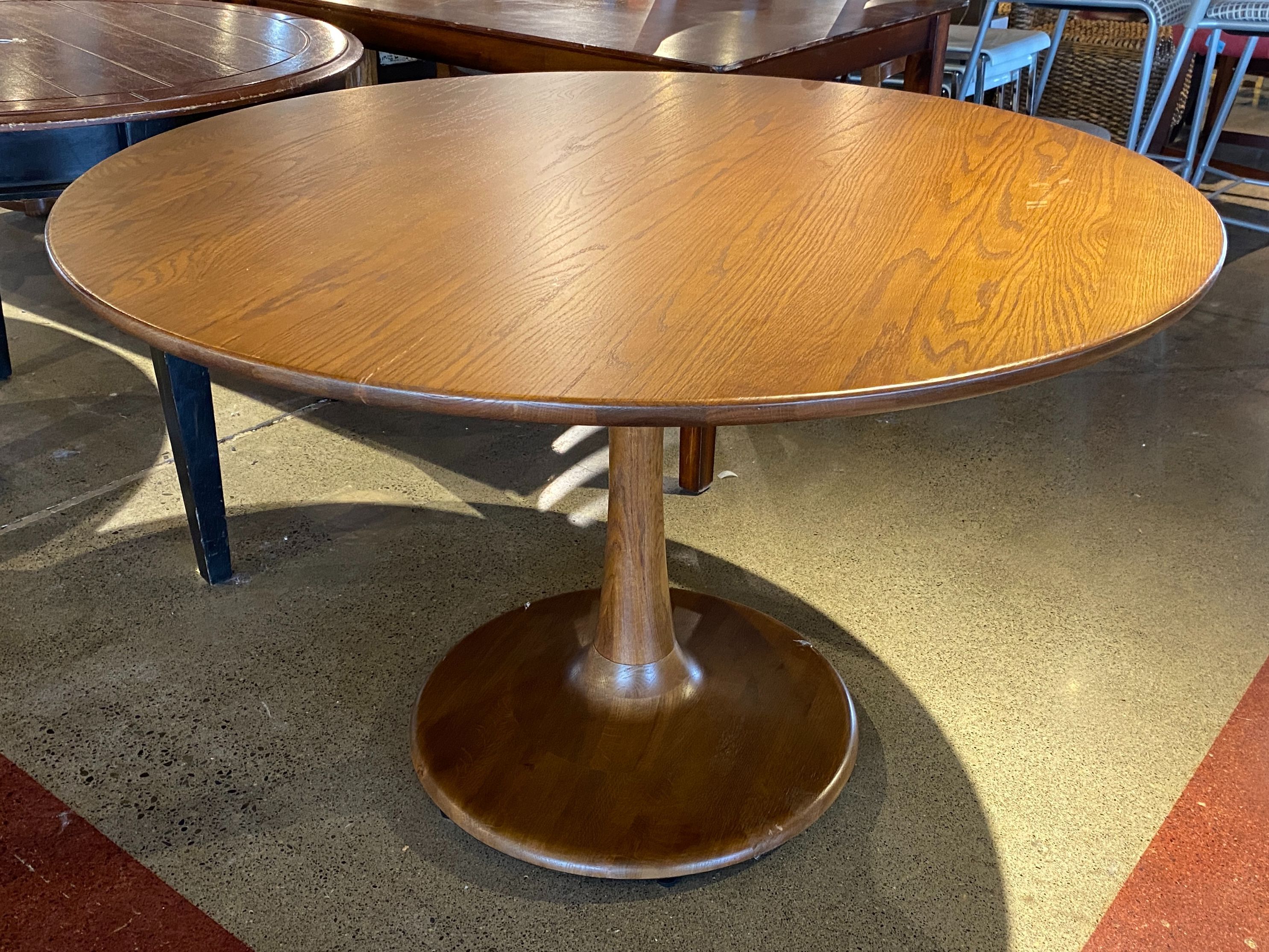 ARTICLE Hendrick 47.25″ Dining Table in Smoked Oak