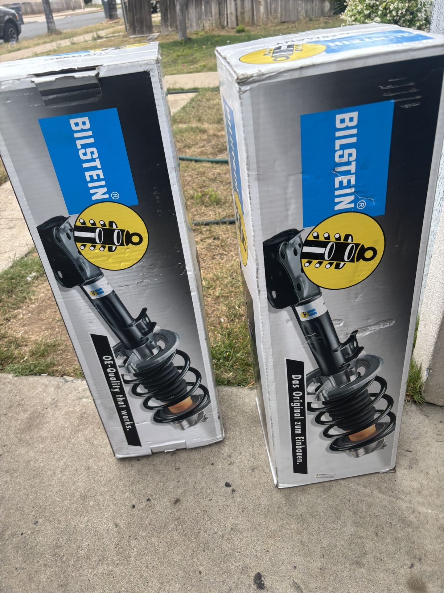 Bilstein Struts (Front) With Mounts And Bearings Fits 2008-2015 Mercedes C/E Class