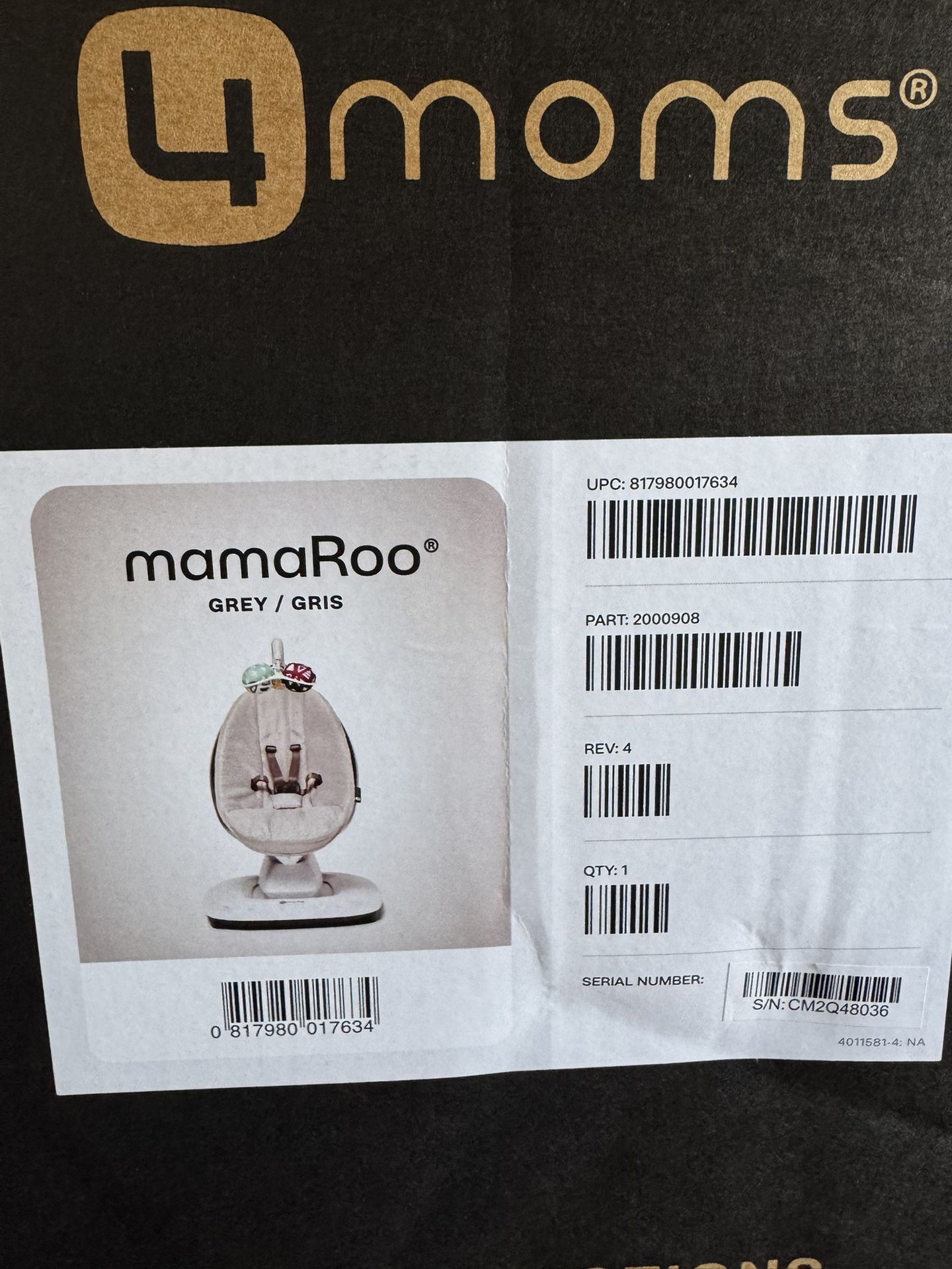 4Moms mamaRoo Multi-Motion Baby Swing