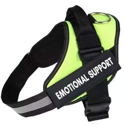 Emotional Support Dog Harness Green Vest