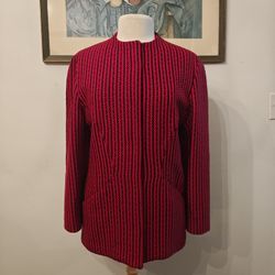 Vintage Italian Wool Coat Size 40 US 12/14 