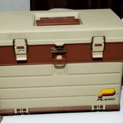 Vintage Plano 757 Tackle Box Tan Brown 1980's Complete for Sale in Chula  Vista, CA - OfferUp
