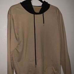 Black And Brown Tan H&M Hoodie Jacket Sweater 