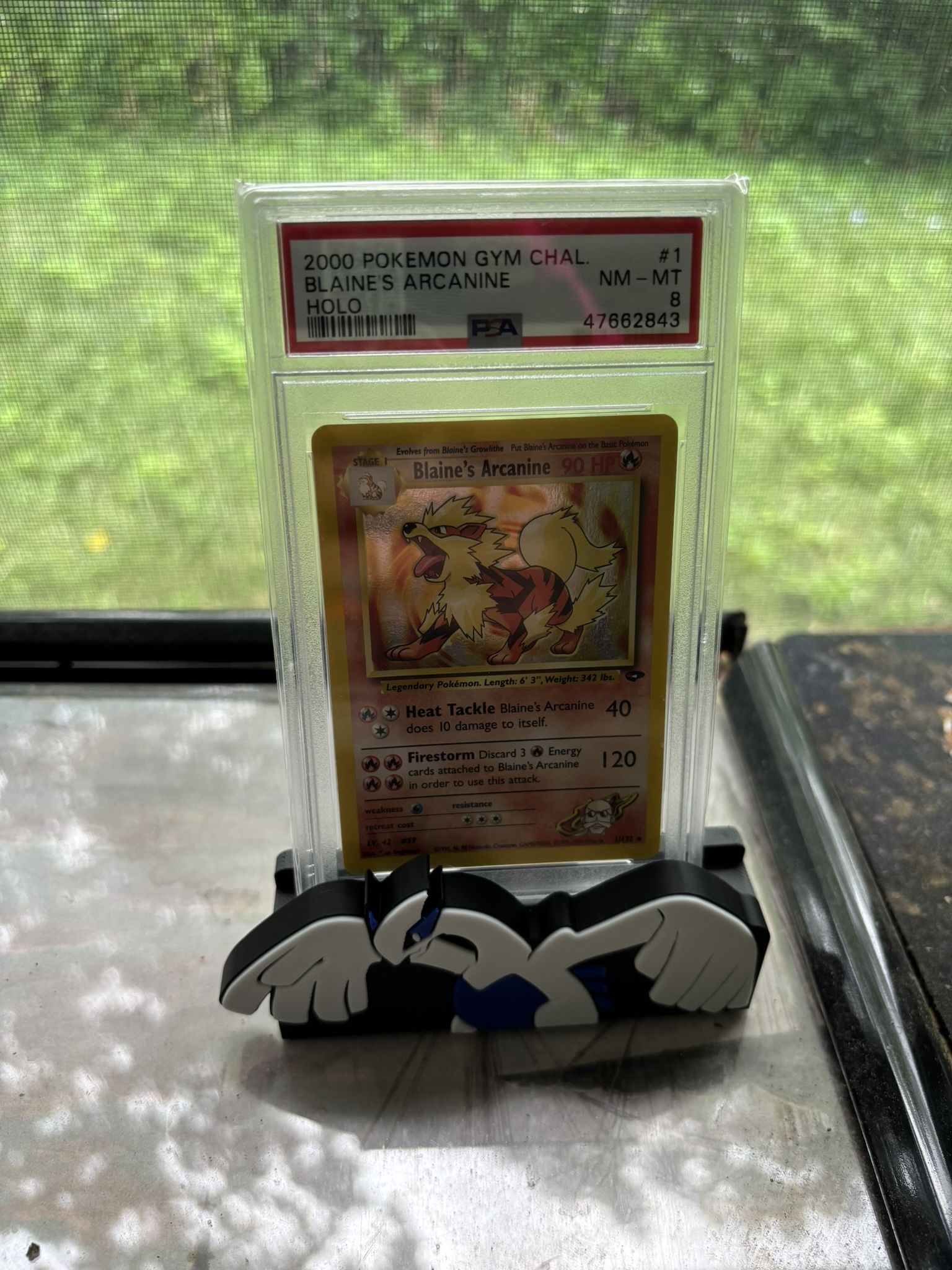 Blaine's Arcanine PSA 8