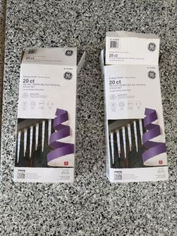 Twinkling Icicle LED Holiday Lights - 2 Sets