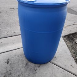 Plastic 55 Gallon Drums.