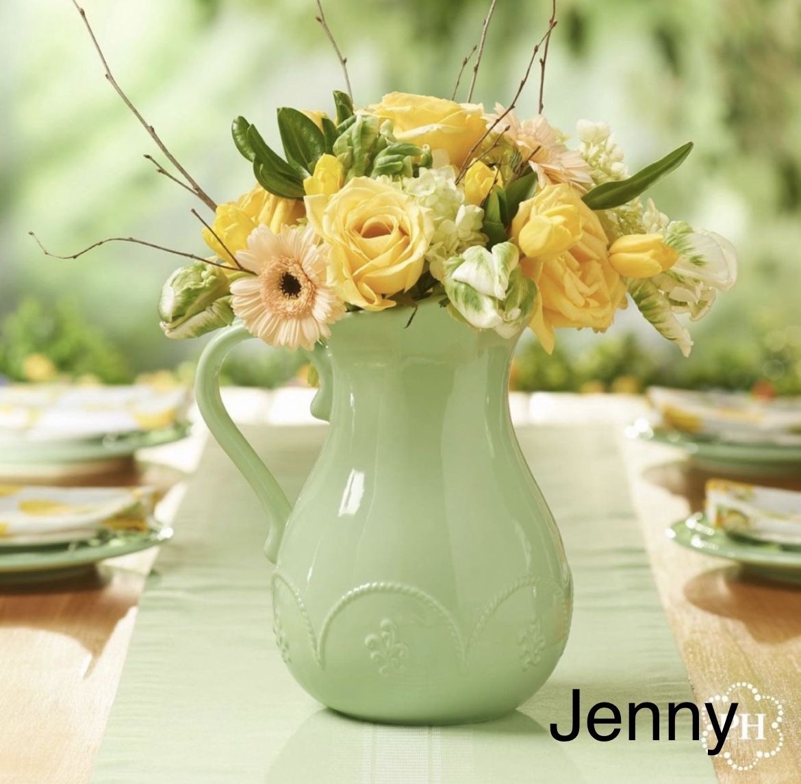 PRINCESS HOUSE JARRA COLOR MENTA