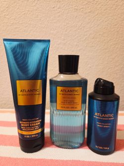 Brand New Bath & Body men's Atlantic set
