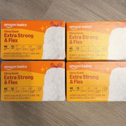 120 Trash Bags!!! Amazon Basics