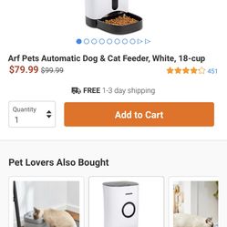 Automatic Pet Feeder Set Of 2